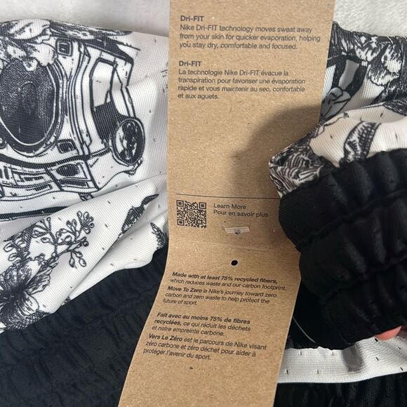 Jordan Dri-FIT Sport AOP Diamond Shorts Mesh basketball shorts Men Large NWT - Picture 5 of 8